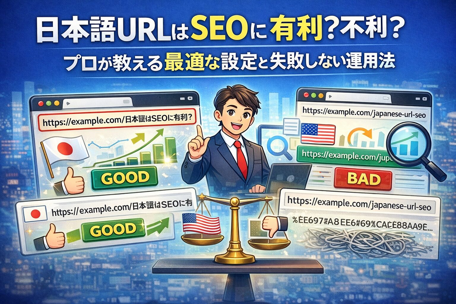 日本語URLはSEOに有利？不利？最適な設定と失敗しない運用法